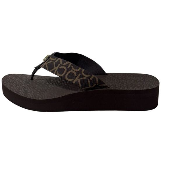 Calvin Klein Meena Platform Thong Sandals Women’s Casual Slide Flip Flops Sz/11 - Picture 5 of 10